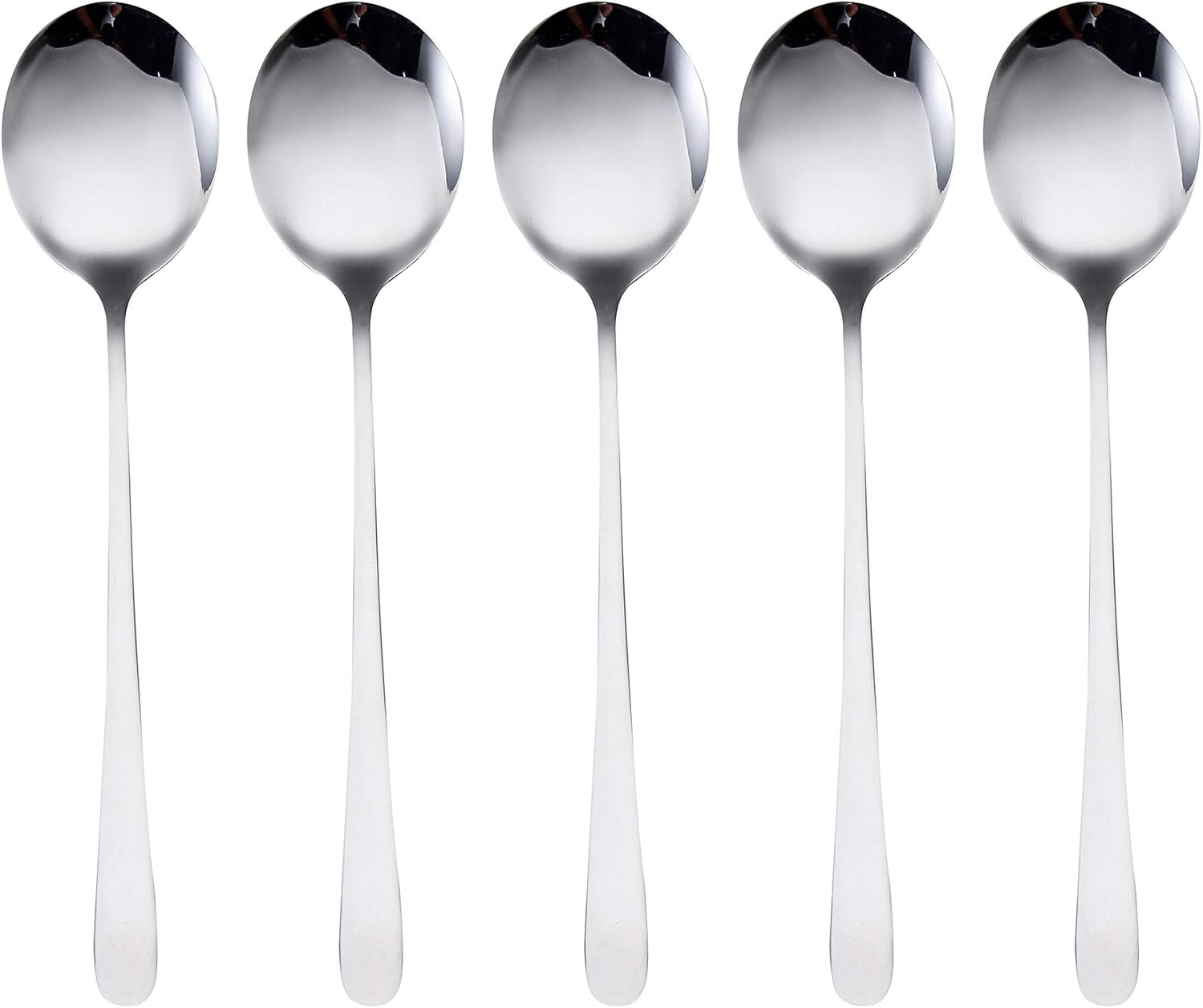 Soup Spoons Korean Spoons, INSAMPAD 5piece Stainless Steel
