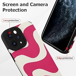 Wlxee Compatible iPhone 11 Pro Max 6.7 "2019 Wave
