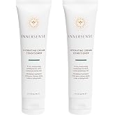 INNERSENSE Organic Beauty - Hydrating Cream Conditioner (2oz, 2-Pack) | Deep Moisture for Dry, Coarse + Damaged Hair | Softens, Smooths Frizz + Detangles | Sulfate-Free, Non-Toxic, Clean