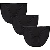 Vanity Fair Women's Illumination String Bikini Panties, Silky Stretch & Satin Trim