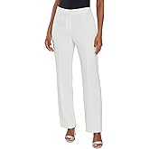 Kasper Women's Stretch Crepe Trouser Pant, Vanilla Ice, 14