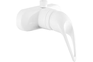 Dura Faucet DF-SA150-WT RV Shower Faucet Valve Diverter (White)