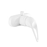 Dura Faucet DF-SA150-WT RV Shower Faucet Valve