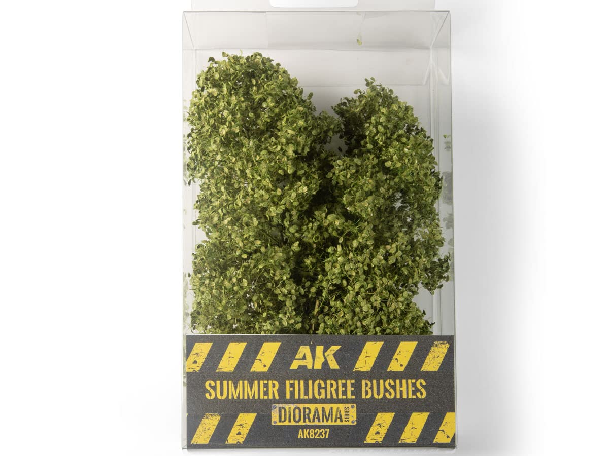 AK Interactive Summer Filigree Bushes Diorama Series (AK8237) - Scale 1:48, 1:35, 90mm, 75mm, 54mm