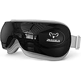 klobela Eye Massager with Heat&Bluetooth Music,Eye Care Device for Migraine,Heated Eye mask for Relaxation,Reduce Strain,Improve Sleep,Ideal Gift for Men/Women,Black