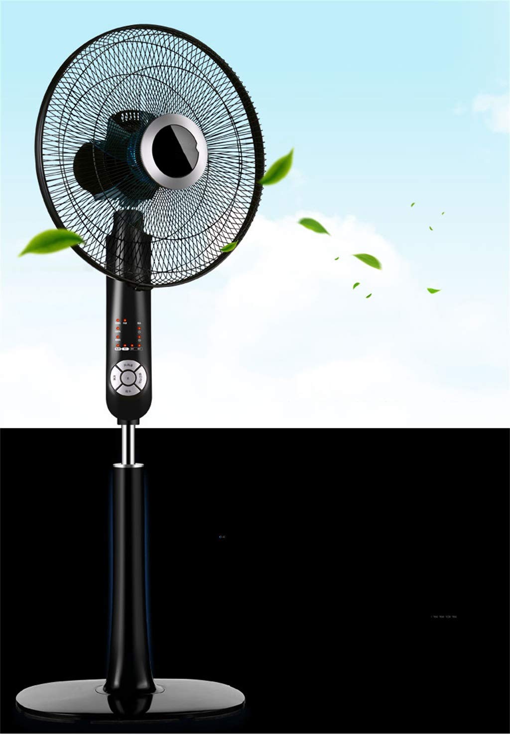 Yunteng Pedestal Fans Standing Floor Fan With Remote Control