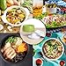 Spiralizer vegetable slicer Fun Life zoodle maker Mini Vegetable Spiral Slicer Cutter with Handheld Turning Good Grips- 3 Switchable Blades for Variable Cutting Pattern