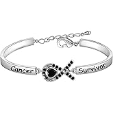 HOLLP Melanoma Cancer Awareness Gift Skin Survivor Narcolepsy Awareness Encouragement Gift Cancer Survivor Bracelet