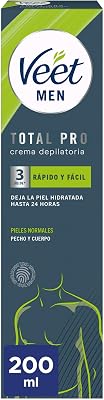Crema Depilatoria Masculina para el Cuerpo Piel Normal, 200ml