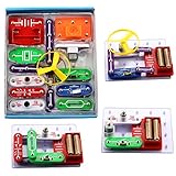 Shavow Science Learning Toy Science Kits for Kids DIY Circuits for Kids Educational Electronic Discovery Learning Kit Building Block Experiment Kit for Elementary Students Children Kids Age 5-10