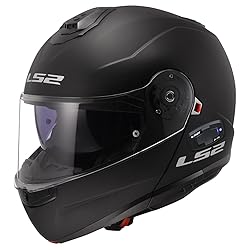 LS2 Helmets Strobe II Modular Bluetooth Motorcycle