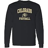 NCAA Arch Logo Football, Team Color Long Sleeve, College, University