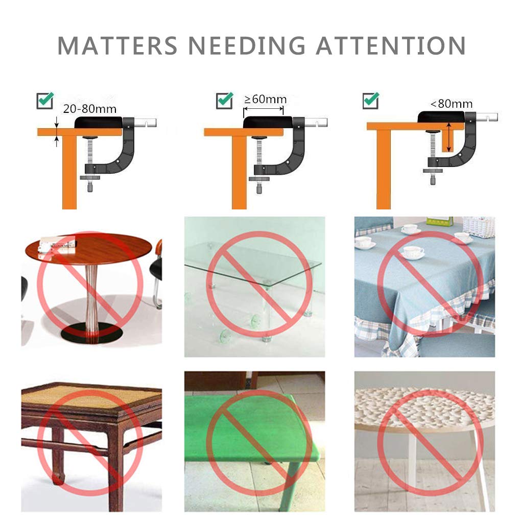 hook on table high chair