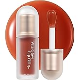AXIS-Y Vita Glow Lip Oil with Vitamin E & Ceramide - Nourishing & Revitalizing Dry, Chapped Lips with Long Lasting Moisturization - Vegan Korean Skin Care Lip Treatment - 0.13 fl. oz. (Cozy Fig)