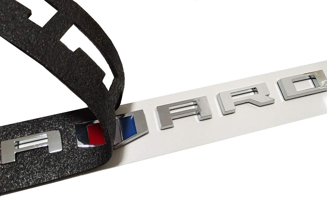 2Pc black red Yuauto OEM CAMARO Letter Emblem Badges 3D Badge