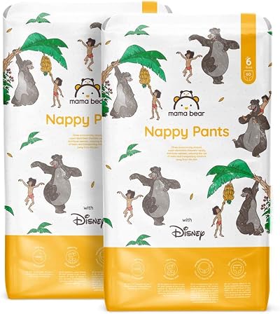 Mama Bear Disney Nappy Pants Size 6 120 Count 2 Packs White Monthly Pack