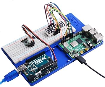Amazon Com Geeekpi Raspberry Pi 4b Holder Abs Holder Breadboard Holder 5 In 1 Base Plate Case For Raspberry Pi 4 Model B 3b 3b 2b B Zero Zero W And Arduino Uno Arduino Mega 2560 Blue Holder Computers