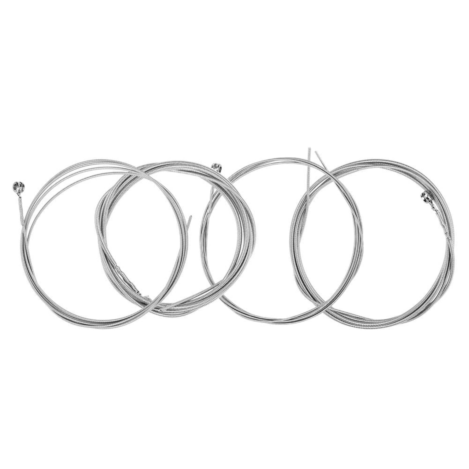 Fafeims Bass Strings,Durable Bass Strings, Durable 4-String Bass Strings with steel and nickel alloy for Electric Bass Instrument Accessory