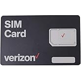 Verizon Wireless 4G LTE SIM Card - All 3 Sizes (3-in-1), Nano/Micro/Standard Sizes (4FF / 3FF / 2FF)