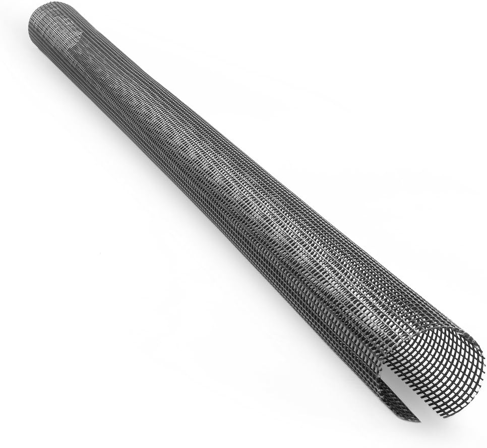 Leaf&nbsp;grill for gutters, 2 metres, leaf trap in black, suitable for gutters 100 mm - 125 mm