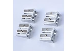 Simple Zinc Alloy Double Holes Pencil Sharpeners Lovely Stationery Metal Steel Blades Pens Cutter Tool School Office Supplies