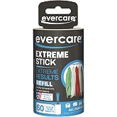 Evercare Garment Lint Roller Extreme Stick Refill - 60 Sheets
