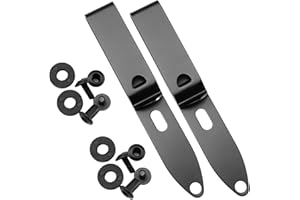 2 Pcs Kydex Knife Sheath Kit,Knife Sheath Clip,Kydex Belt Clips with Screws Adjustable Molle Adapter,Knife Clips Replacement 