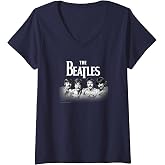 Women's The Beatles - Graphic V-Neck T-Shirt