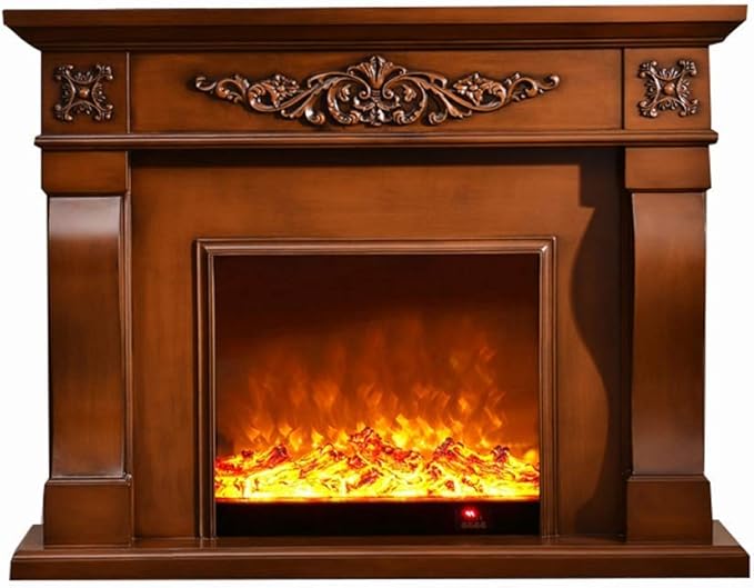 NBVCX Decoración del hogar Estufa de Chimenea eléctrica Configuración