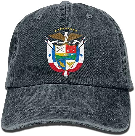 WKP0XKA Men and Women Cap Coat Of Arms Of Panama Hat Snap-Back Hip-Hop Cap Baseball Hat Head-Wear Cotton Snapback Hats Navy