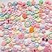 Mosheng Accessory 40pcs Mix Lots Resin Flatback Button Flower Bow Art Album Flatback Scrapbooking Embellishments Diy Scrapbooking Craft Accessory
