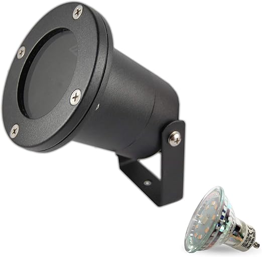 Garden Led Bodenstrahler 230v Ip65 Bodenleuchte Gartenstrahler Teichstrahler Mit Led 4w Warmweiss 1 Stuck Ohne Erdspiess Amazon De Beleuchtung