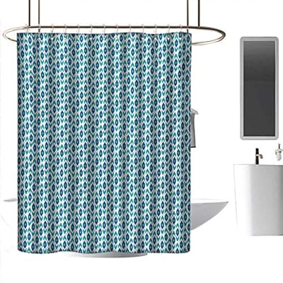 Amazon Com Shower Curtains Longer Than 72 Inches Ikat Nautical