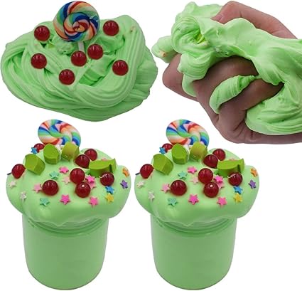 cotton candy slime toy