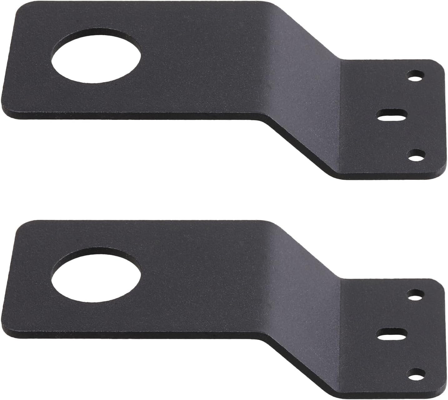 VANROUG 2 Pcs Truck Antenna Mount Bracket 3/4" NMO Mount for UHF VHF Ham Between Hood and Fender (Black)