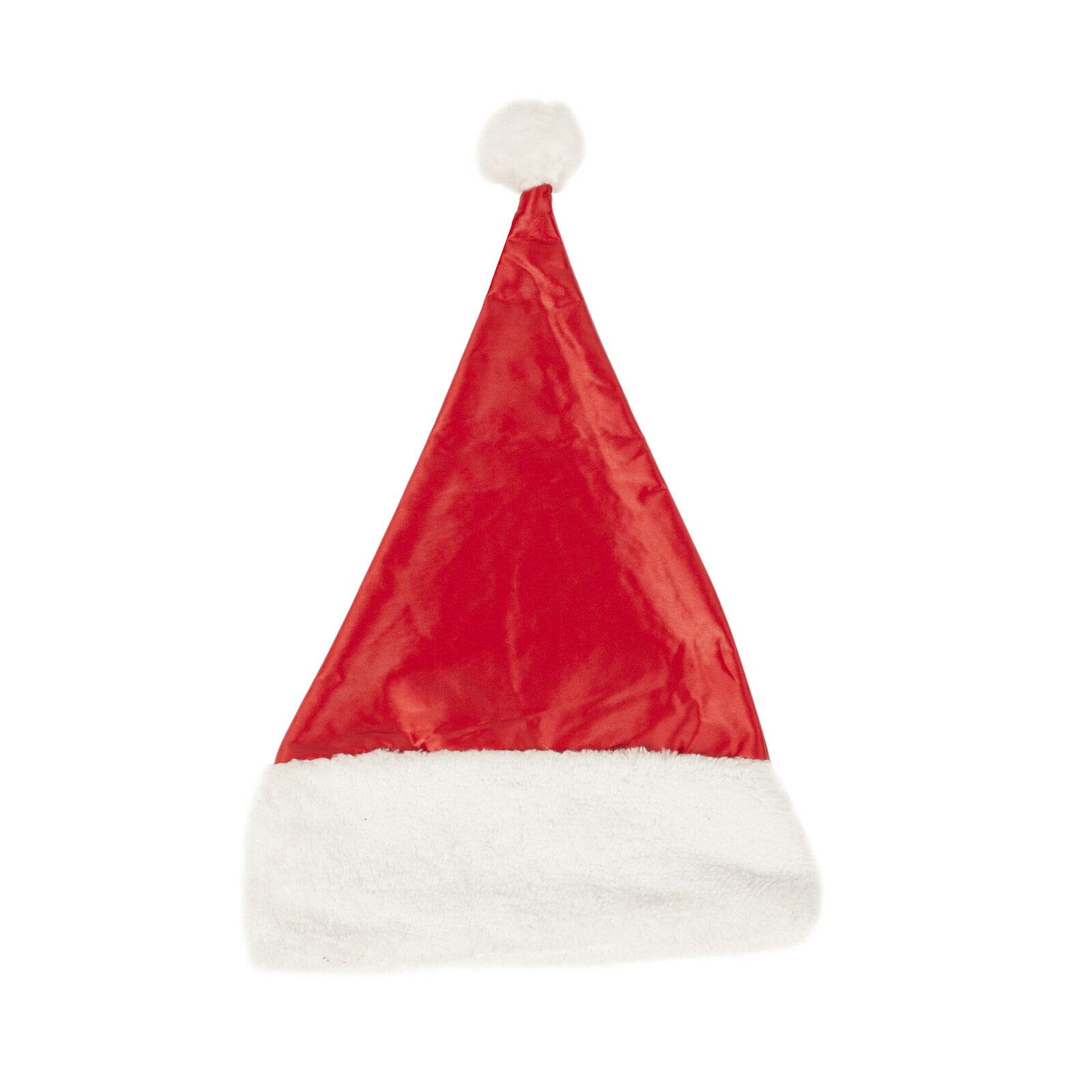 By Robelli Plush Felt Red Christmas Santa Hats - 4 Pack
