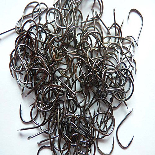 Eforstore 100 Pcs Extra Strong Stainless Steel Fishing Hooks With Sharp Circle Hooks -10 Sizes Available (X#4) - Thumbnail 3
