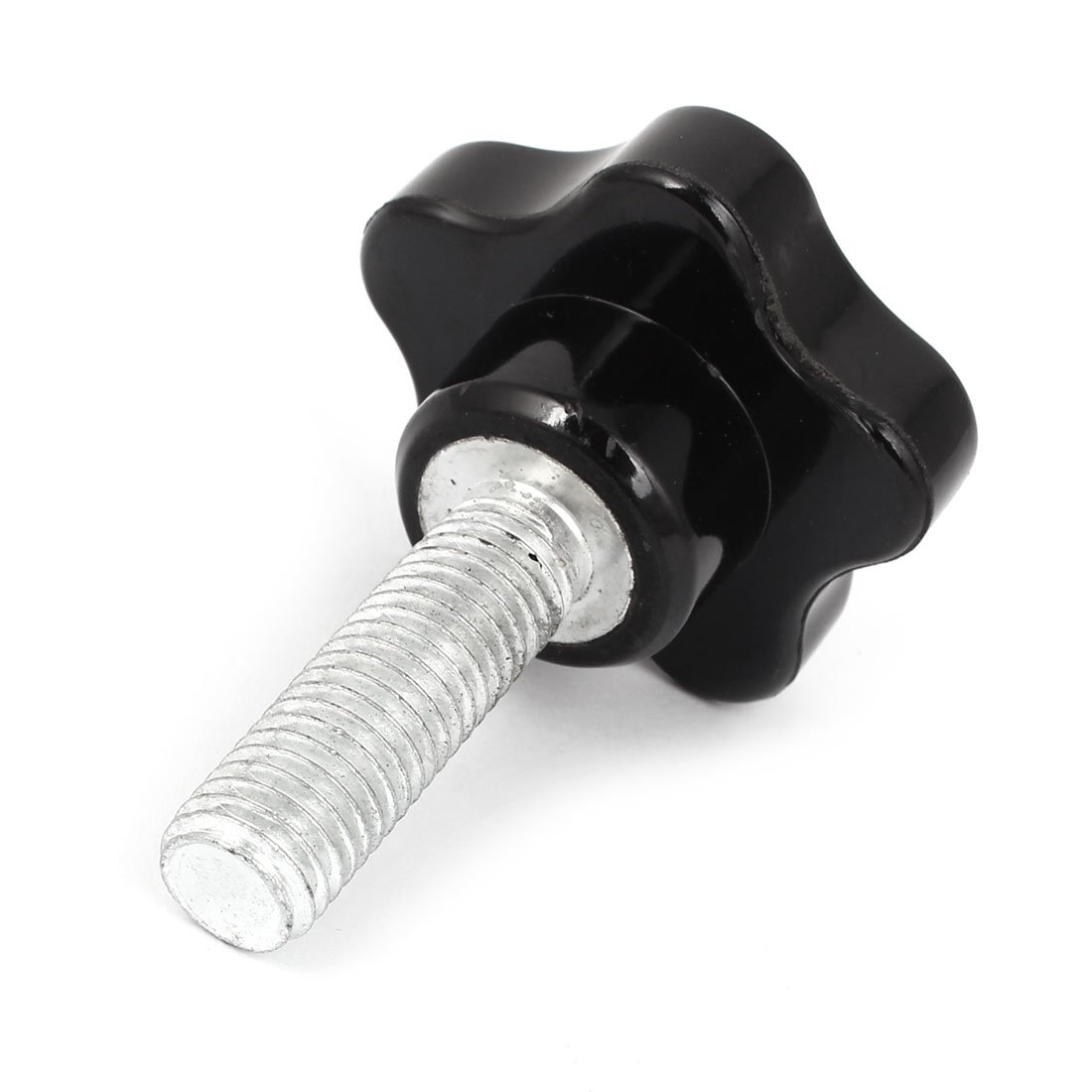 Sourcingmap 50mm Dia Plastic Star Shaped Head M12x40mm Thread Clamping Screw Knob