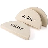 NEWISHTOOL 3 PCS Wool Felt Squeegee Window Tint Tools, Scratch-Free Scraper | Soft Woolen Squeegee for Vinyl Wrap, Glass Tint Film, Car Wrapping, PPF Installation, Felt Squeegee for Vinyl, Scrub Block