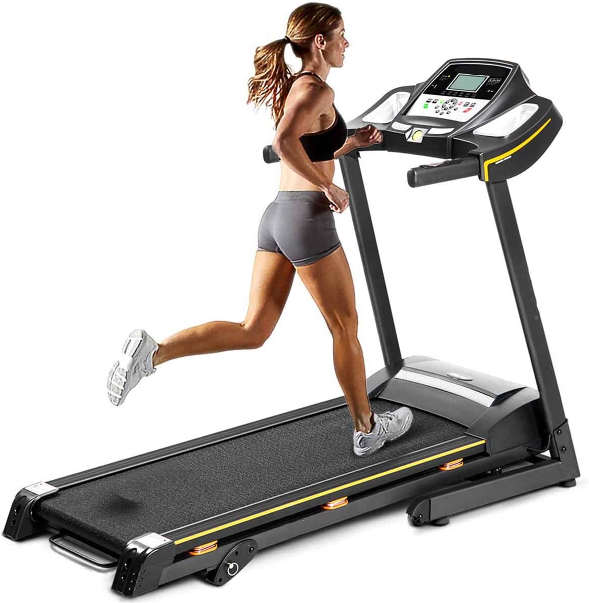 MBUKLO Treadmill for Home Electric Folding Treadmills Running Machine With LED Display 0-14.8 KM/H