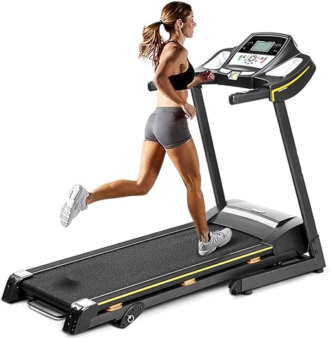 Booloveaitoo Treadmills For Home Electric 150kg With Led Electric Motorised Folding Running Machine Amazon Co Uk Sports Outdoors