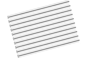 YTKavq Stainless Steel Round Rod，5/32"(4mm) Diameter 12"(300mm) Length 304 Stainless Steel Metal Rods for Crafts,DIY, Industry, Decoration(10 pcs)