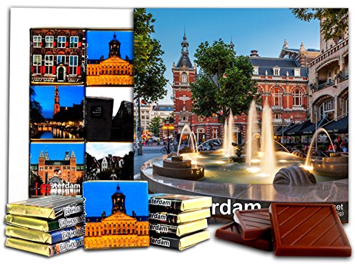 DA CHOCOLATE Candy Souvenir AMSTERDAM Chocolate Gift Set 5x5in 1 box (Day)
