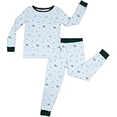 LittleHippo Two-Piece Pajama Set for Boys and Girls, Soft Spandex & Bamboo Viscose, Snug Fit Pajamas, Toddlers, Kids