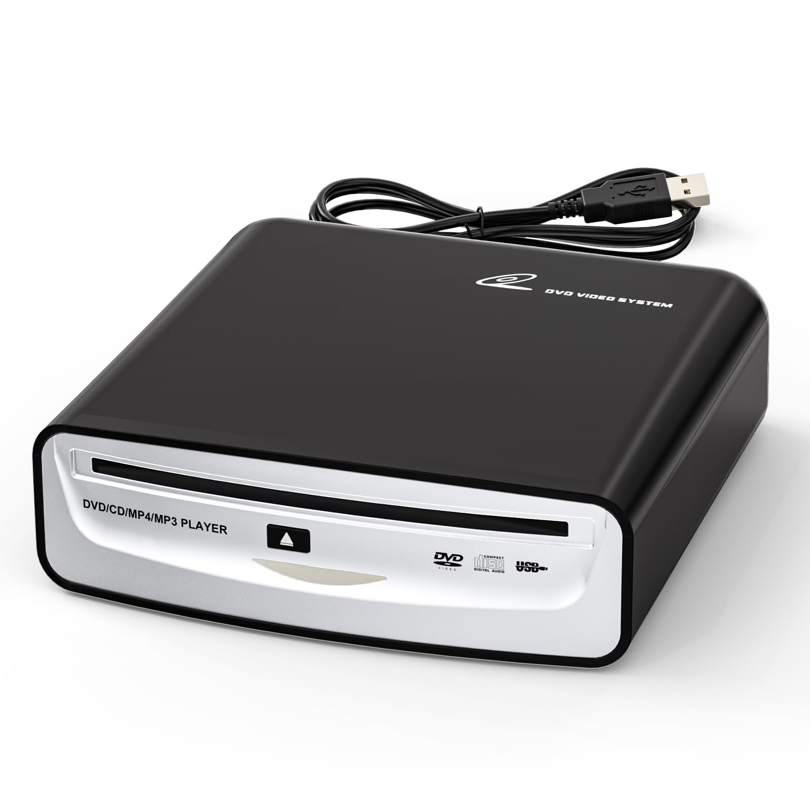 Photo 1 of CD DVD Player for Car, Carrkoopy Portable USB Universal External CD Player for Car,Laptop, Desktop, TV, Mac, Computer,Plug and Play (for Android 4.4 and Above Navigation)