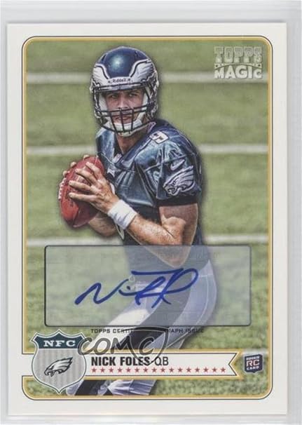 Amazon Nick Foles Football Card 2012 Topps Magic Base 