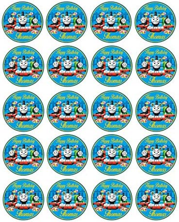 Thomas Train (Nr2) - Edible Cupcake Toppers - 1.8" cupcake (20 pieces/sheet)