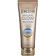 Jergens Natural Glow +FIRMING Self Tanner, Sunless Tanning Lotion for Fair to Medium Skin Tone, Anti Cellulite Firming Body L