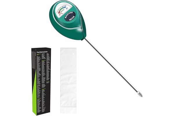 Soil Moisture Meter Sensor,Plant Water Monitor,Hygrometer for Gardening, Farming, No Batteries Required