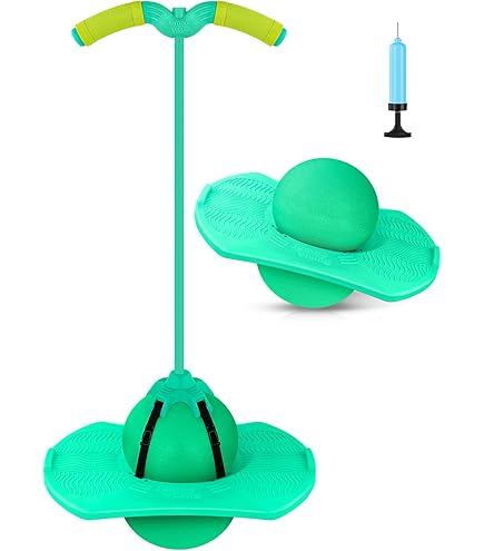Christoy Pogo Jumper with Handle and Ball Pump, High Jump Toy